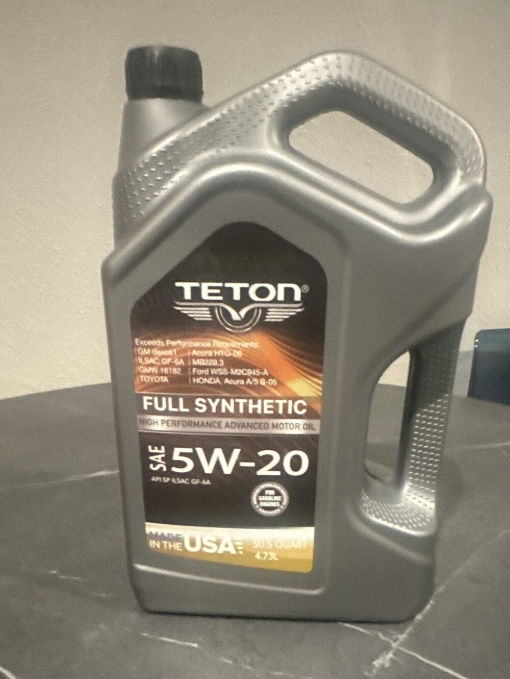 Teton SAE 5W-20 Full Synthetic High Performance Advanced Motor Oil [COPY]
